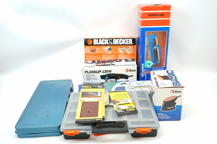 Verktyg m.m, ett parti, bl.a Black & Decker.