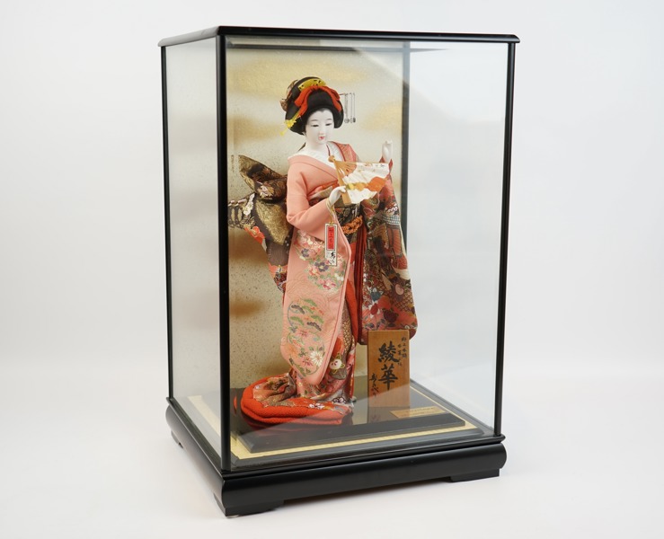 Geisha, i monter, Mount Fujigawa, Tokyo Marine Co, Ltd, Japan.
