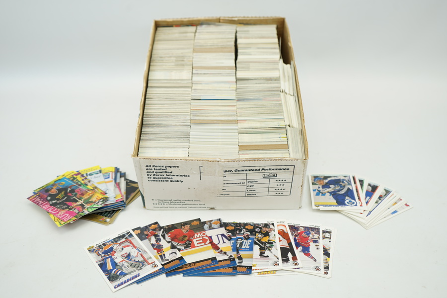 Hockeykort, 1990-tal, ca 2200 st.