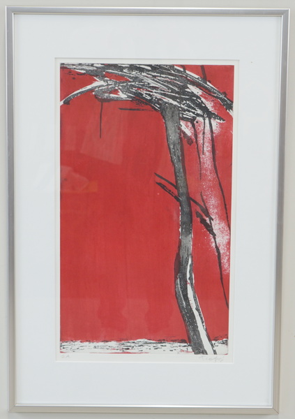 Ulf Trotzig, färgetsning, Èpreuve d´artiste, signerad.