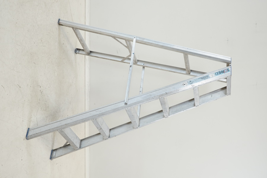 Trappstege, hopfällbar, aluminium, Scando.
