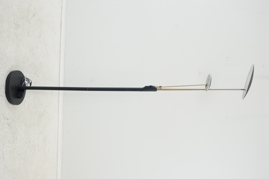 Golvlampa, 2 ljuspunkter, metall/plast, Aneta.