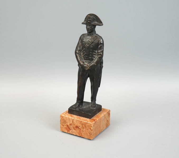 Figurin, Napoleon, brons, 1900-tal.