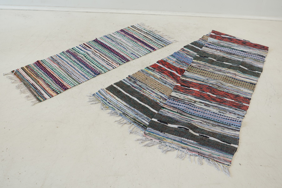 Trasmattor, 2 st, textil.