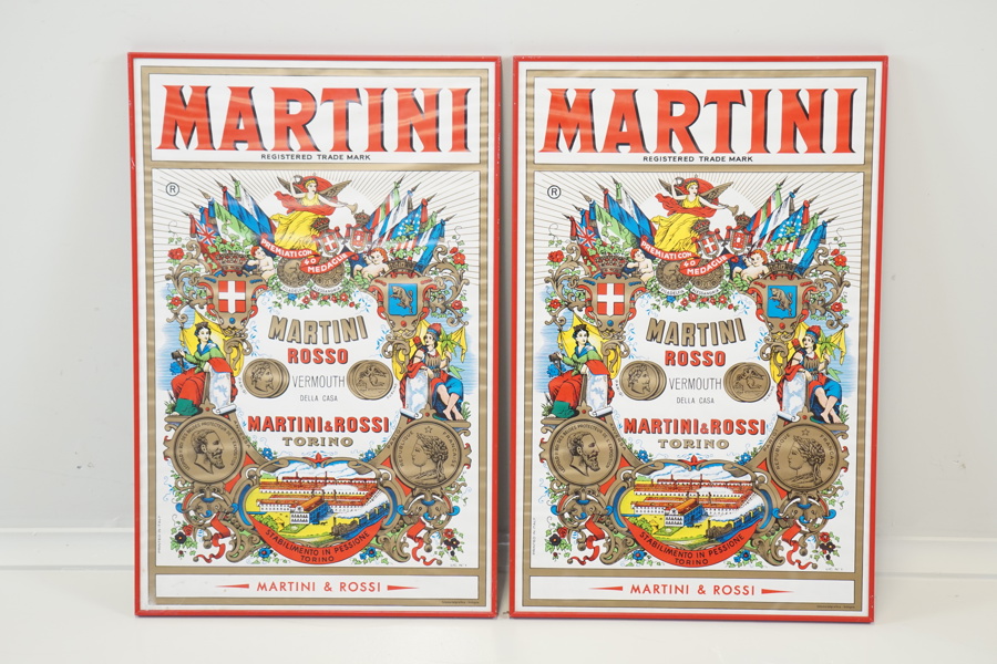 "Martini", affischer, 2 st.