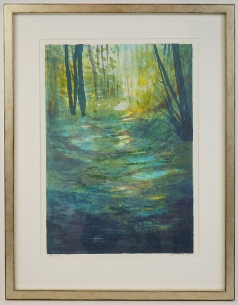Tord Falk, litografi 55/60, signerad, daterad 2002.