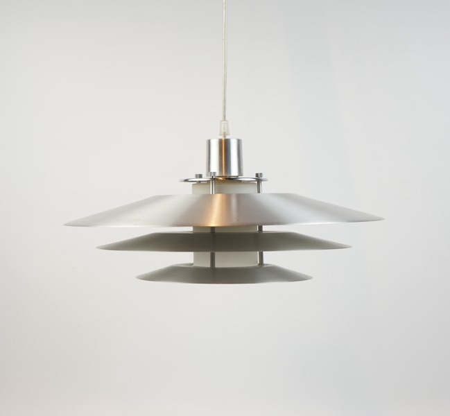 Taklampa, metall/plast.