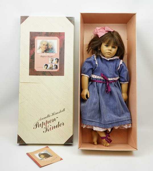 Anette Himstedt, "Friederike", docka, Puppen-Kinder.