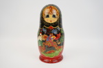 Matryoshka, ryska dockor, 10 delar, trä.