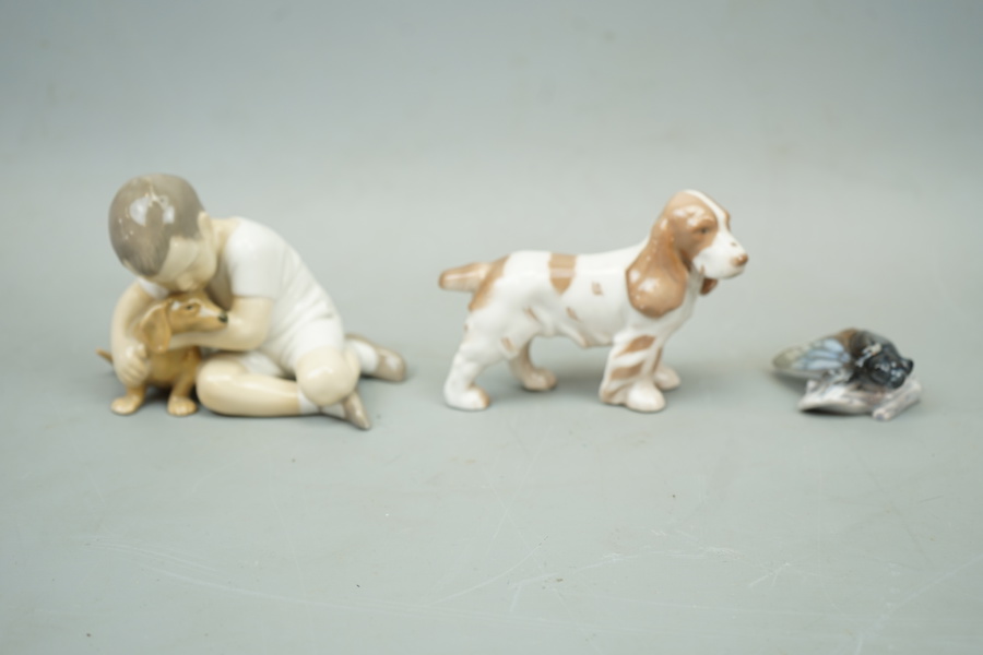 Figuriner, 3 st, bl. a. Bing & Gröndahl.