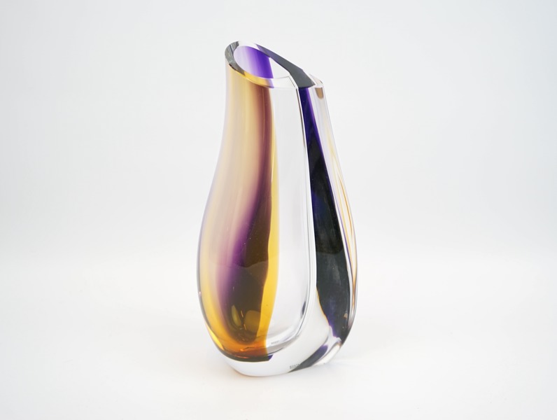 Göran Wärff, vas, glas, ''Orchid'', Kosta Boda, signerad.