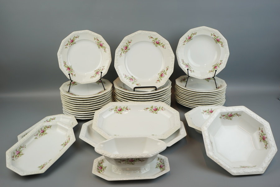 Matservis, 43 delar, porslin, "Maria", Rosenthal.