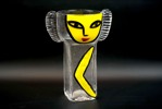 Ulrica Hydman Vallien, vas, glas, Kosta Boda, signerad.