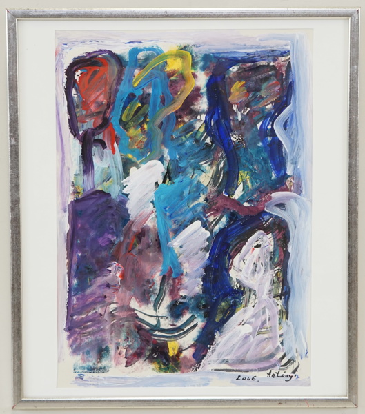 Imre Anthony, blandteknik, signerad, daterad 2006.
