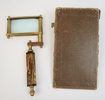 Hålslagare, ''Tolvan'' och förstorningsglas, metall/glas, 1900-talets första hälft, bl.a AB Tengwall Helsingborg.