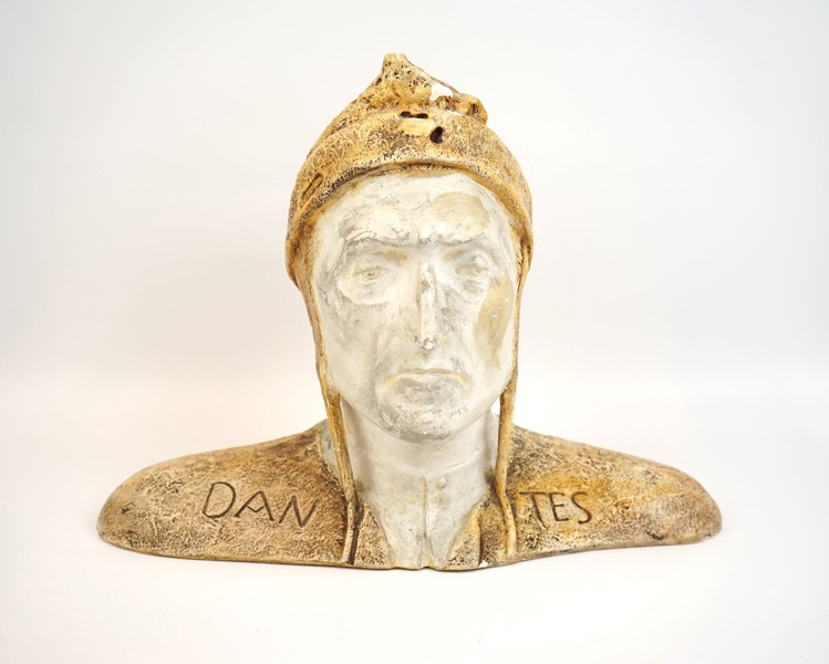 Byst, Dante, gips, ''Dantes''.