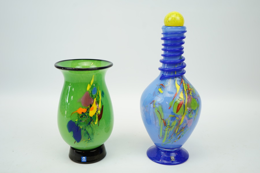 Gunna Brandstedt, vas och karaff, glas, Pukeberg.