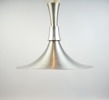 Bent Nordsted, taklampa, borstad aluminium, ''Lyskär'', Danmark, 1970-talet.