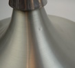 Bent Nordsted, taklampa, borstad aluminium, ''Lyskär'', Danmark, 1970-talet.
