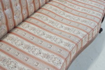 Kanapé, mahogny/textil, 1800/1900-tal.