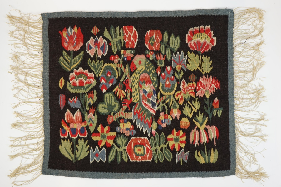 Flamskvävnad, allmogetextil.