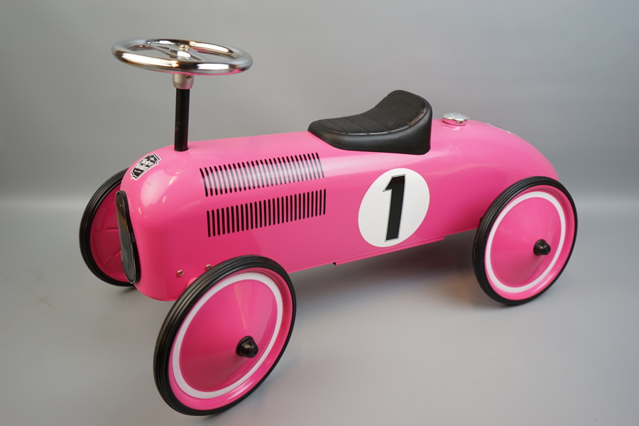 Gåbil, metall, Retro roller.