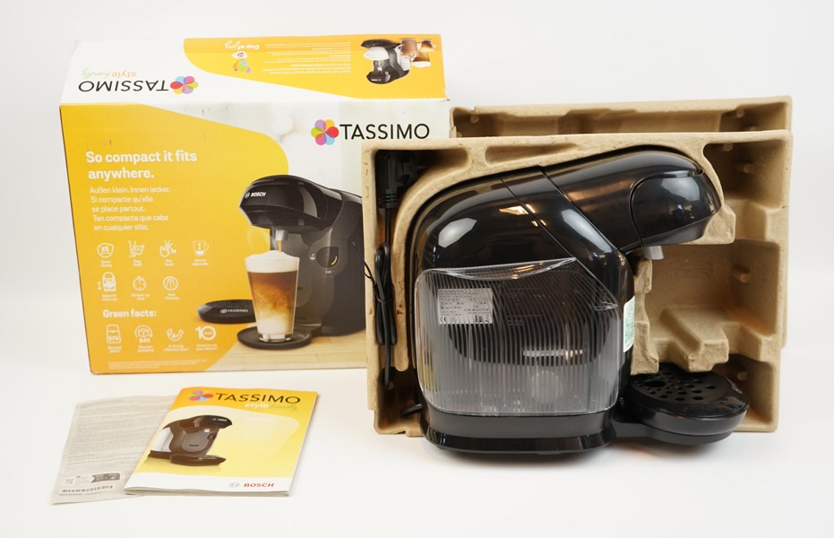 Kaffemaskin, Bosch, Tassimo Style Friendly, TAS112E, obegagnad.