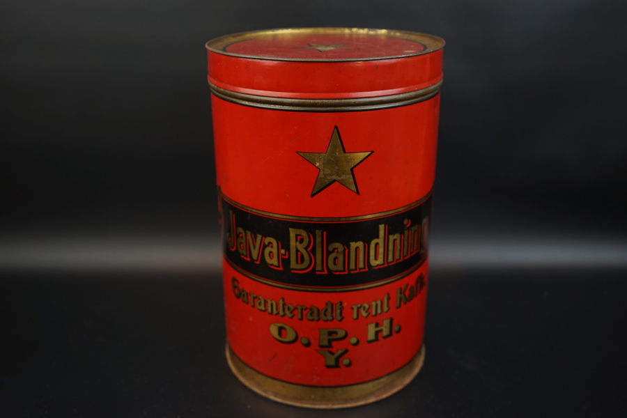Kaffeburk, plåt.