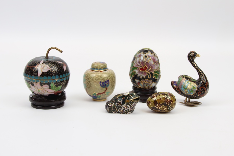 Cloisonne, 6 delar.