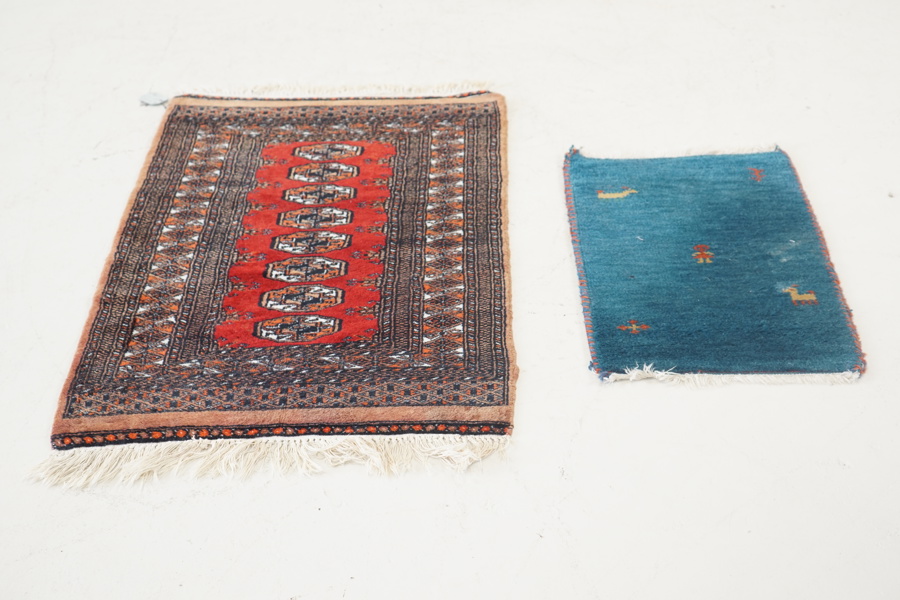 Mattor, 2 st, ull, Pakistan och Gabbeh.