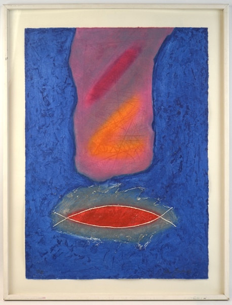 Alain Berk-Vitz, litografi nr 50/99, signerad.