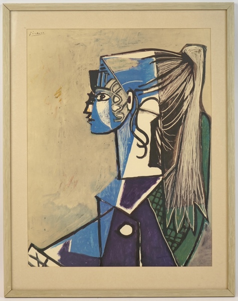 Pablo Picasso, ''Sylvette'', tryck.