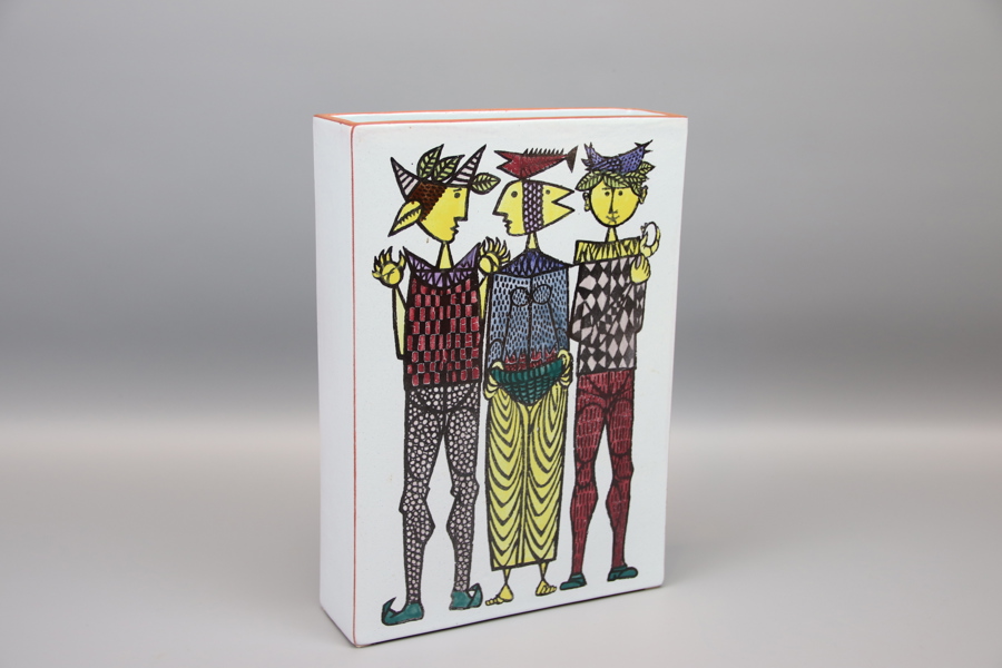 Stig Lindberg, vas, fajans, "Karneval", Gustavsberg Studio, 1958-1962.
