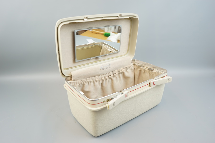 Samsonite, sminkväska, plast, 1900-talets senare del.