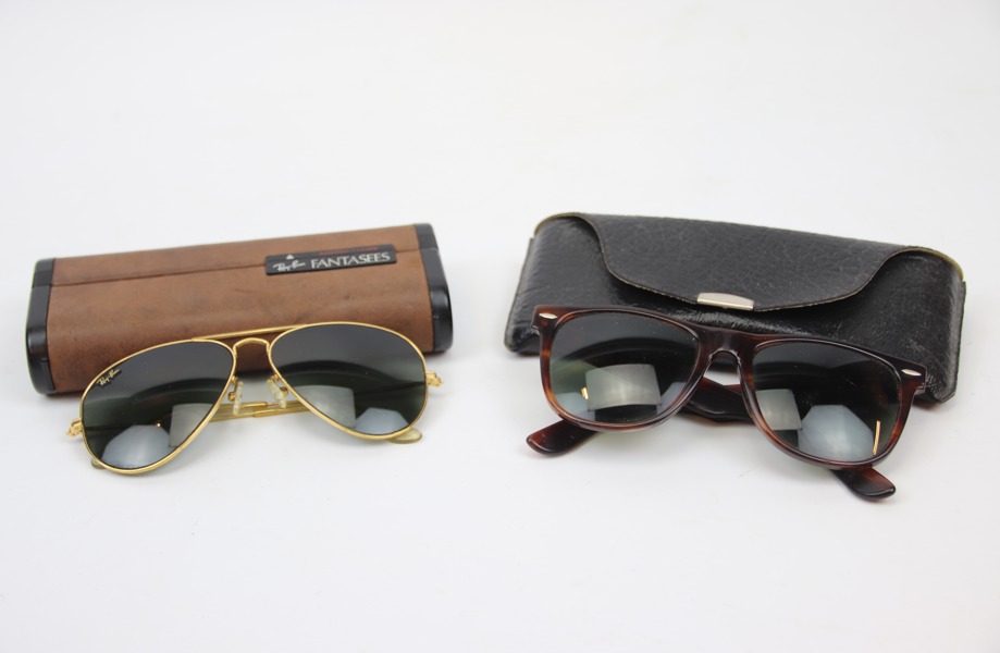Solglasögon, 2 st, Ray-Ban.
