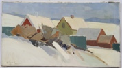 Walter Persson, olja på duk, signerad.