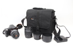 Digitalkamera, Sony Alpha 33, 2 extra objektiv samt tillbehör.