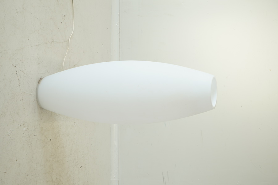 Golvlampa, glas, samtida.