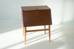 Bestickuppsättning, 122 delar, teak/rostfritt, "Stjärn, Asni, Danmark, med bestickschatull, teak, Stig-bolaget, Malmö, med bestick, 1950/60-tal.