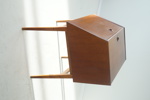 Bestickuppsättning, 122 delar, teak/rostfritt, "Stjärn, Asni, Danmark, med bestickschatull, teak, Stig-bolaget, Malmö, med bestick, 1950/60-tal.