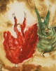 Siw Friberg, ''Carmen II'', akvarell och tusch, signerad,  daterad 1996.