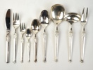Bestickservis, 64 delar, nysilver, ''Fleur'',  Frigast, Danmark.