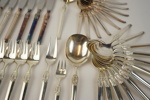 Bestickservis, 64 delar, nysilver, ''Fleur'',  Frigast, Danmark.