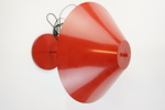 Bordslampa, metall, E S  Horn, Aalestrup, 1960-tal.