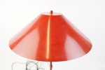 Bordslampa, metall, E S  Horn, Aalestrup, 1960-tal.