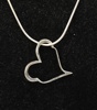 Efva Attling, ''Crazy Heart'', halslänk och örhängen, 3 delar, sterling silver 925.