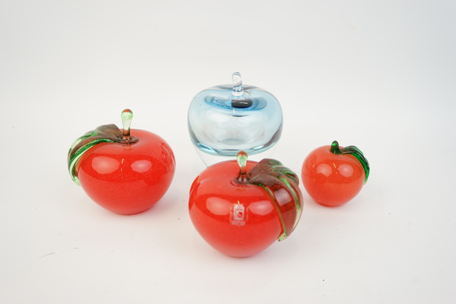 Konstglas, 4 delar, Johansfors, Åhus.