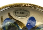 Skålar, 3 st, stengods, Söholm Stentöj, Bornholm, Danmark.