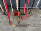 Diverse redskap, 12 st, bl.a Fiskars.