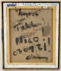 Christer Andersson, ''Ångest'', akryl på duk, signerad, daterad 2001.